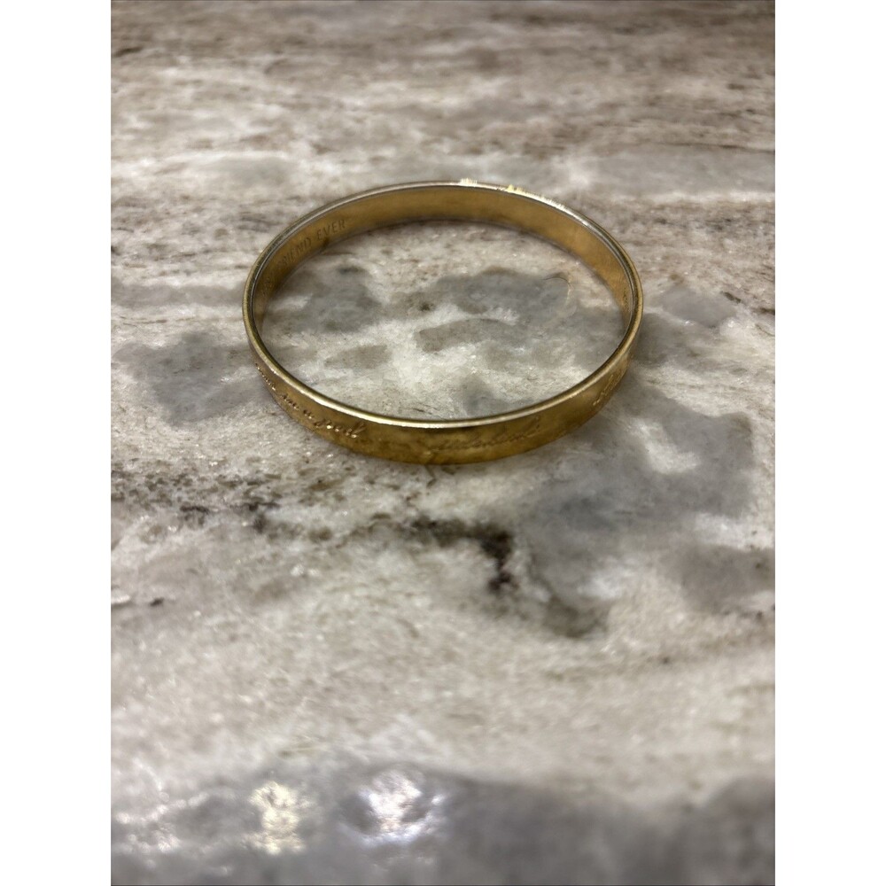 Kate Spade White Bangle with Gold Spade Bracelet